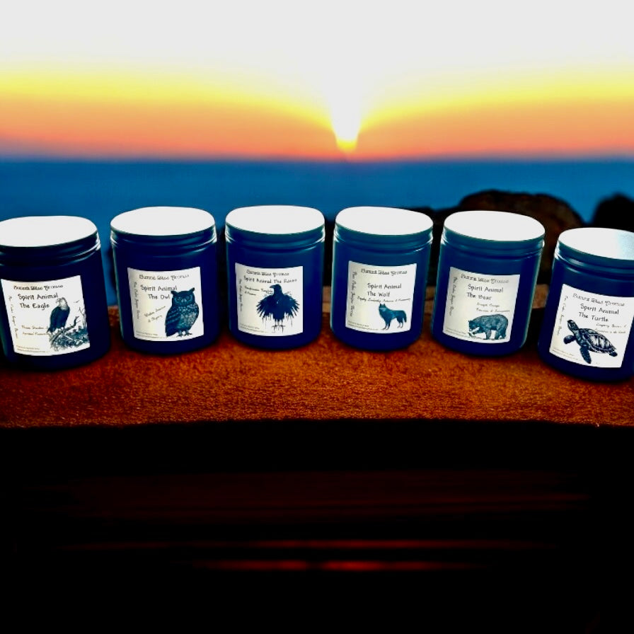 Spirit Animal Connection Grounded Candles | Tribal Candle, Smudging - Indigenous Essence